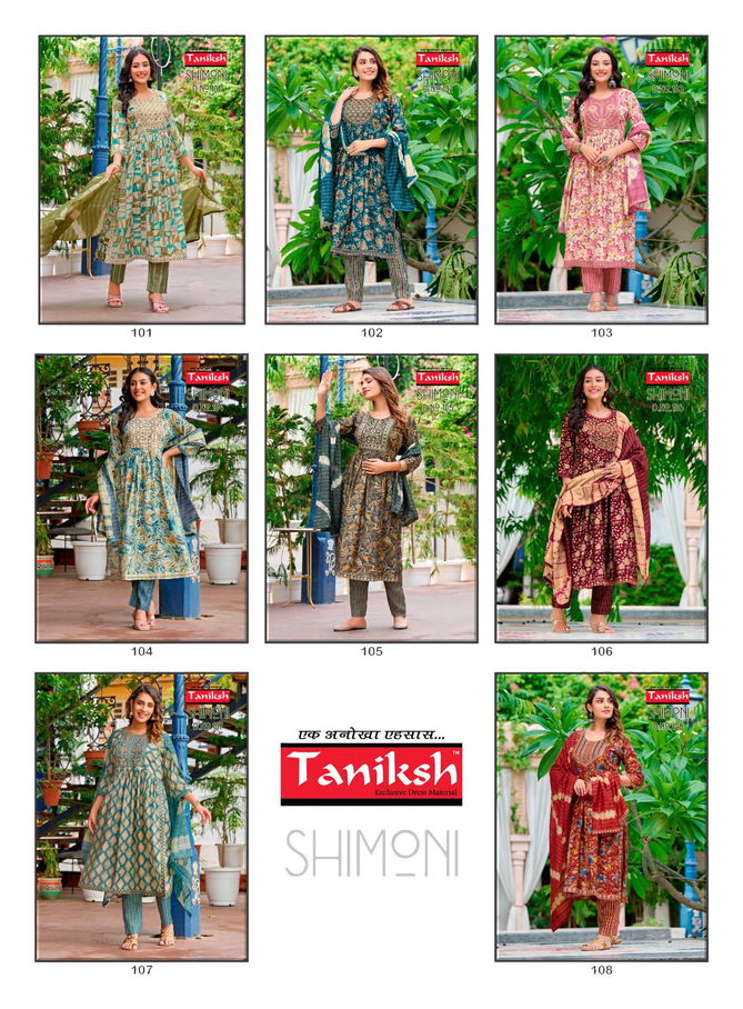 Simoni By Tanishk Printed Readymade Suits Catalog
